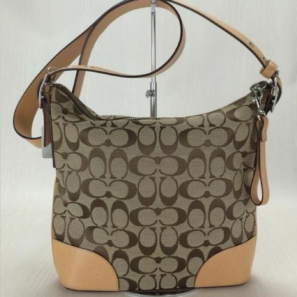 Coach Vintage Signature Monogram Shoulder Bag - Picture 5 of 9